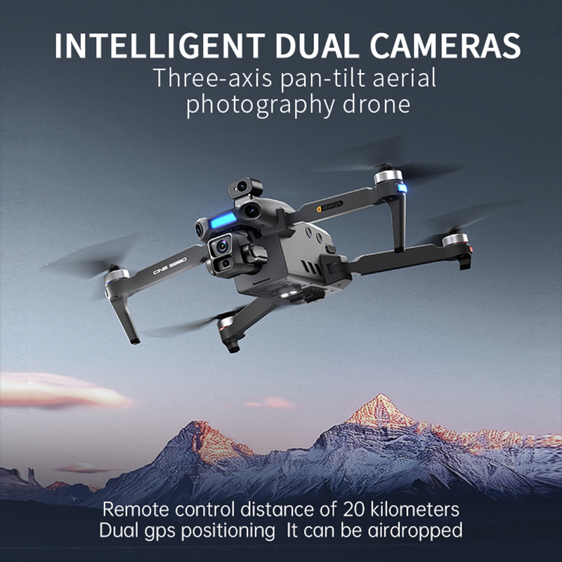 Nowy dron z podwójną kamerą 8K – Drone Camera Night Vision recenzja i cena
