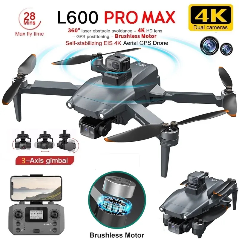 L600 PRO MAX GPS Drone Profesj – Drone Camera Lens recenzja i cena